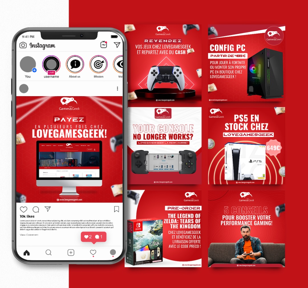 Gestion Facebook/Instagram